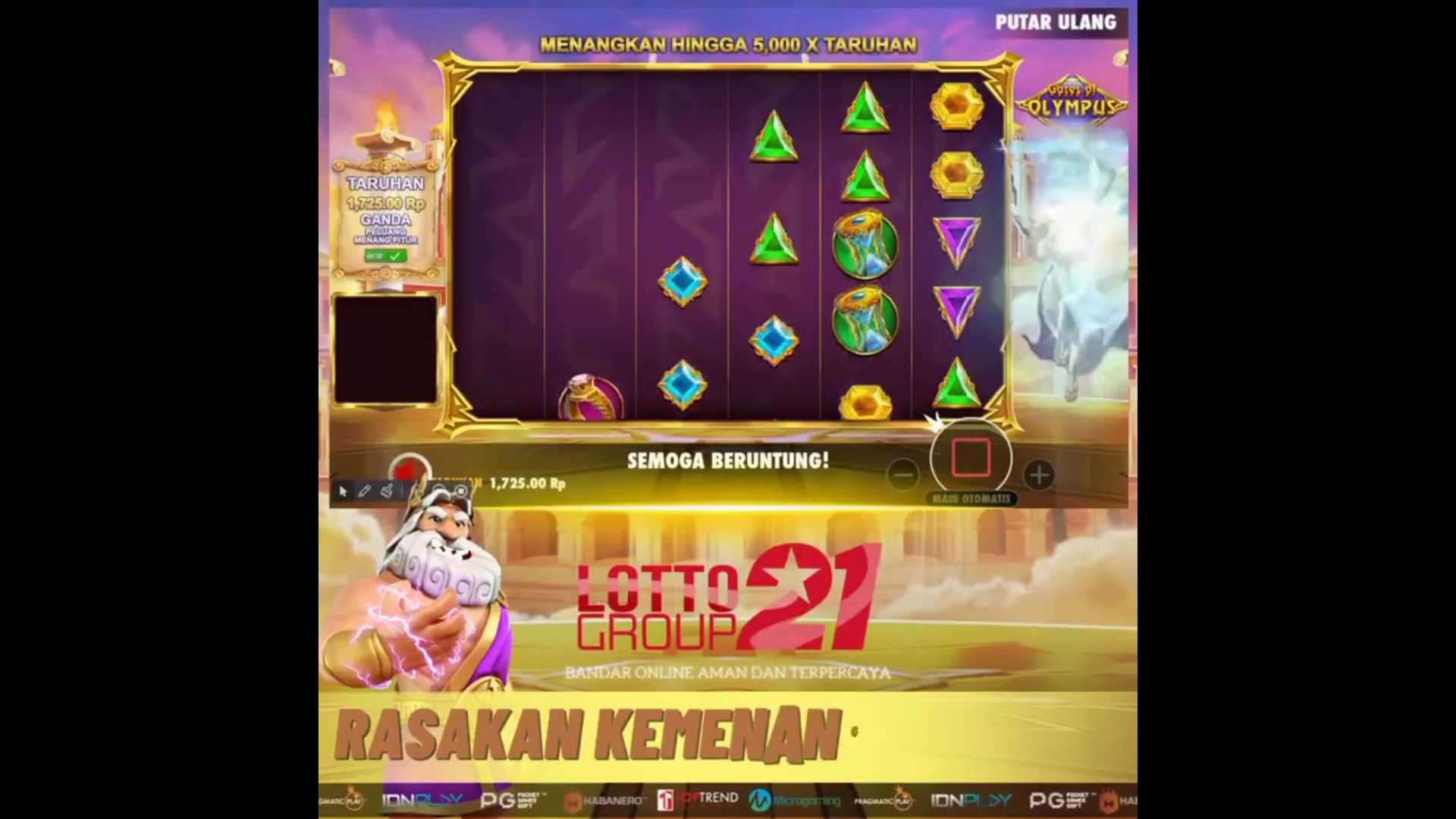 RASAKAN KEMENANGAN BESAR